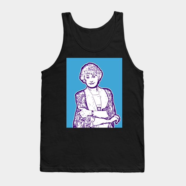 Bea Arthur | Pop Art Tank Top by williamcuccio